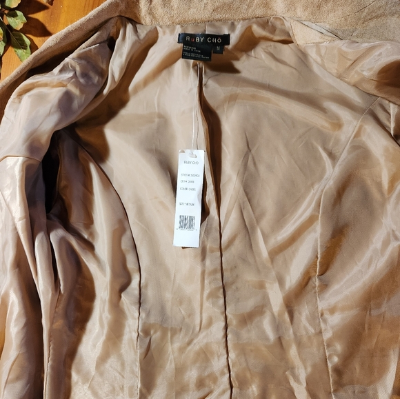Ruby Cho brand Swede women's jacket sz Medium, new w/ tags - Picture 2 of 4